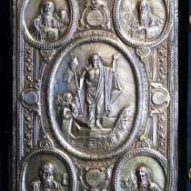 Старинное напрестольное Евангелие в серебряном окладе. 1879г, в Санкт-Петербурге