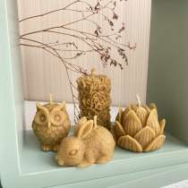 Свечи из натурального пчелиного воска. Приятный, теплый, в Москве