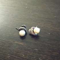 Кольцо и серьги из серебра 925 пробы с жемчугом и фианитами, в Екатеринбурге