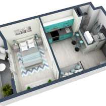 Продам 1 комн в Сочи в доме с бассейном, в Сочи