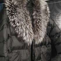 Пальто пуховик с воротником Чернобурки, в Москве