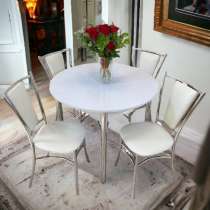 Стол для кухни с 4-мя стульями 10011, в Москве