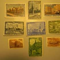 Марка. СССР.800 лет Москвы 1147-1947.не гаш.,отмокашка,9 раз, в г.Ереван