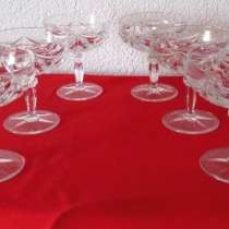 Наб. фужеров, хрусталь. Фужеры, шампанки, в г.Франкфурт-на-Майне