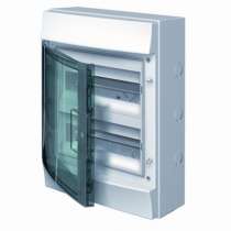 Влагозащищенный настенный бокс ABB Mistral65 24 модуля прозр, в Москве