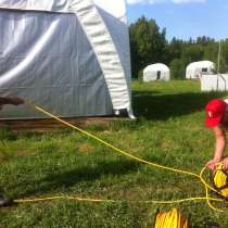 Мытье шатров, в Красноярске