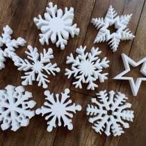 Снежинки из пенопласта, в г.Минск