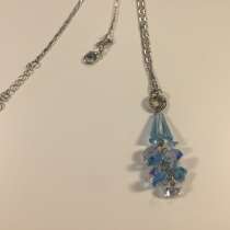 Подвеска из кристаллов Swarovski - цвет голубой, в Москве