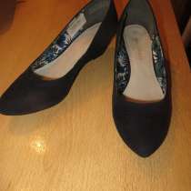 Туфли синие замшевые новые 39 р-р 2500, в Невинномысске