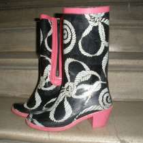 Резиновые сапоги на каблучке р 36, в Москве