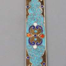 Зажим для бумаги, 19 век,  серебро 84 пр, в Москве