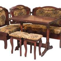 Кухонный уголок Мишель (орех / ткань), в Москве