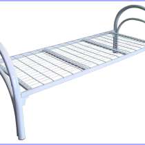 Кровати металлические одноярусные эконом класса в общежития, в Ростове-на-Дону