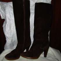 Сапоги замшевые, в Москве