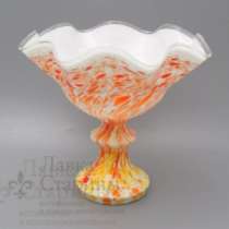 Ваза оранжевая, ЛЗХС, 1950-60 г., в Москве