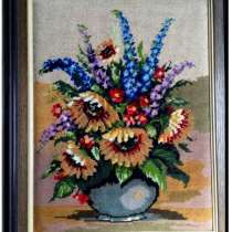 Букет цветов. Гобелен, в г.Франкфурт-на-Майне