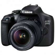 Фотоаппарат зеркальный Canon EOS 2000D EF-S 18-55 III Kit, в Москве