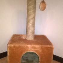 Домик-когтеточка для кошек коричневая, в Таганроге