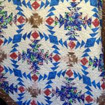 Лоскутное одеяло - покрывало в стиле печворк, в Москве