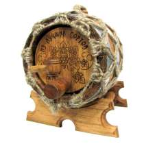 Бочка дубовая в оплетке, в Москве