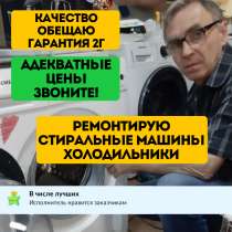 Ремонт стиральных машин и холодильников, в Москве