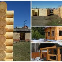 Баня 3*4*2,2 из оцилиндрованного бревна. Зимний лес 35 000 р, в Челябинске