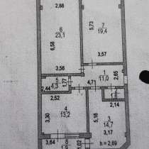 3-комнатная квартира, пр. Женис угол ул. Маскеу, 89,2 кв. м, в г.Астана