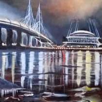 Картина "Новый стадион", в Санкт-Петербурге