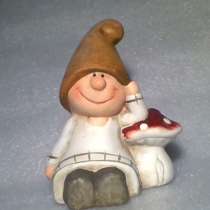 Гном 12,5х8,5х6,5см Керамика Германия, в Москве