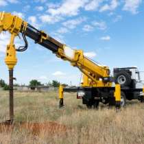 Установка опор, бурение под фунамент, в Волгограде