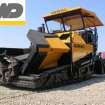 Аренда асфальтоукладчик гусеничный Demag DF140C, в г.Минск