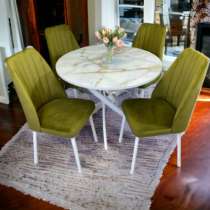 Стулья и стеклянный стол на кухню Обеденная группа АРТ.10197, в Москве