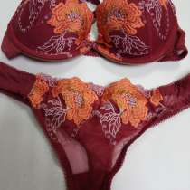 Комплект кружевной PA0035 р.70B/2(S). Размер: 70B, Цветовая гамма: бордо, В наличии/под заказ: В наличии (БЮСТГАЛЬТЕРЫ), в Москве