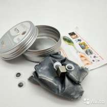 Магнитный пластилин слайм магнит глазки серебро 3+, в Москве