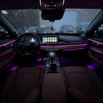 Контурная подсветка салона авто + установка, в Москве