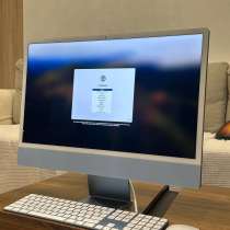 IMac M3, 24 дюйма, 256 ГБ SSD, 16 ГБ RAM, синий, в г.Бангкок