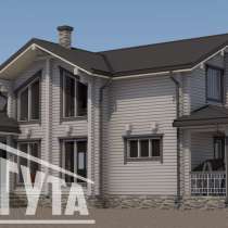 Двухэтажный коттедж Новая Москва-217, в Москве