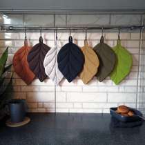 Прихватка-листик, хлопок, ручная работа, в Сочи