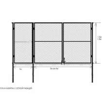 Ворота и калитки металлические от производителя, в Москве