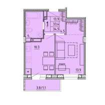 Продам1к кв. в Гайва парке, в Перми