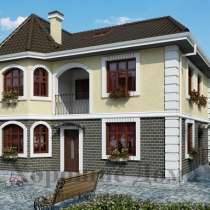 Строительство дома из газобетона 9.5x10 142 кв. м, в Москве