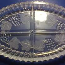 Менажница овал Чехия антик 32 х 19 х 3,3 см и круглая 31см, в Москве