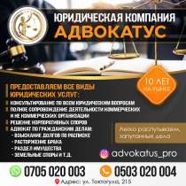 ЮРИДИЧЕСКАЯ КОМПАНИЯ "АДВОКАТУС", в г.Бишкек
