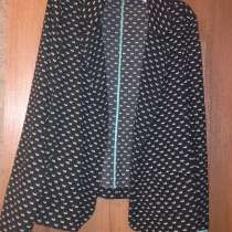 Черный пиджак жакет atmosphere р.18 xxxl в уточки, в г.Шостка