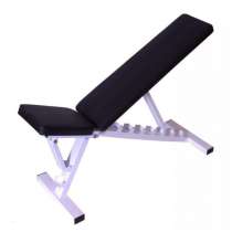 Скамья MDL универсальная регулируемая белая, в Коврове