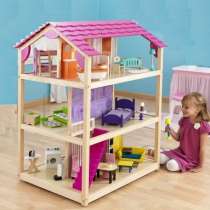 Большой деревянный домик для куклы новый, в Санкт-Петербурге