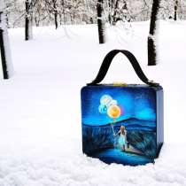 Авторская сумочка с художественной росписью, в г.Минск