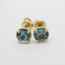 Пусеты золотые с Александритами Чохральского, в Москве