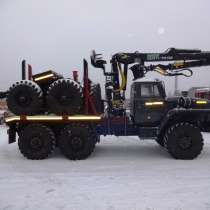 Лесовоз Урал дв. ЯМЗ-236М2 с новым манипулятором ОМТЛ-70-02, в Миассе