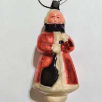 Елочная игрушка на подвесе ссср, Девочка с лопаткой, в Вольске